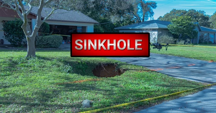 60-Foot-Deep Sinkhole Opens In Front Of Polk County Home - Florida Daily