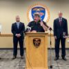 A picture of a press conference at Lakeland Police Department.