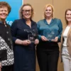 Lieutenant Governor Toni Jennings, Senator Erin Grall, Representative Dana Trabulsy, and Madeleine K. Thakur, President and CEO of The Children’s Movement.