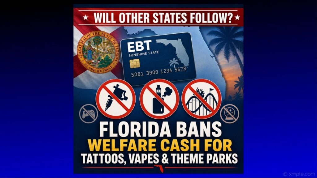 Florida Just Banned Welfare Cash for Tattoos, Vapes and Theme Parks, Will Other States Follow?