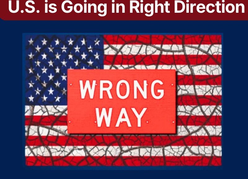 Republican-Leaning Pollster’s Latest Survey: 37% of Voters Say America On Right Track